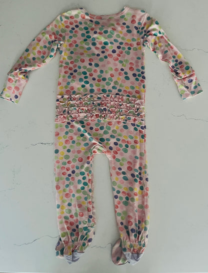 Posh Peanut Estelle Zippered Footie - Baby Girls’ One Piece Pajamas