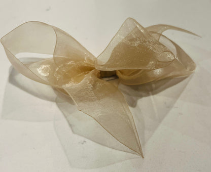 Bows Art 3" Satin Bow w Pearl Center