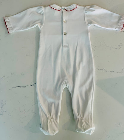 Baby Threads Candy Cane Footie - Baby Christmas & Holiday One-Piece Pajamas