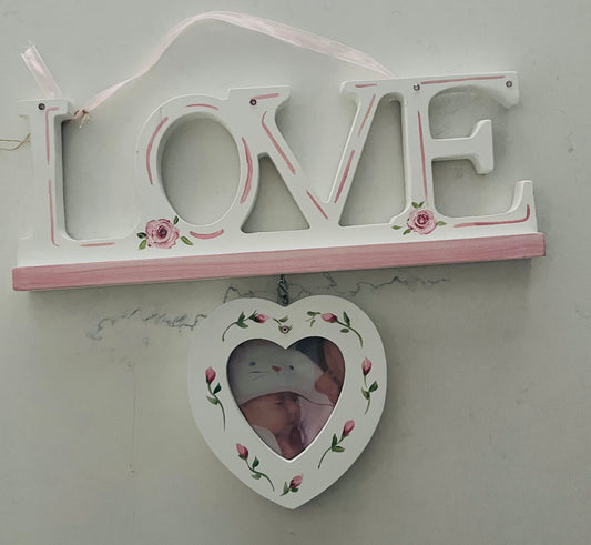 LOVE Wooden Wall Hanging Picture Frame