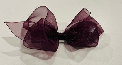 Bows Art 3" Satin Bow w Pearl Center