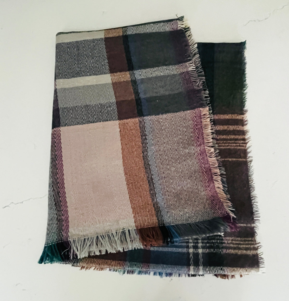 Plaid Scarf - Women’s Classic Winter Fashion Scarf