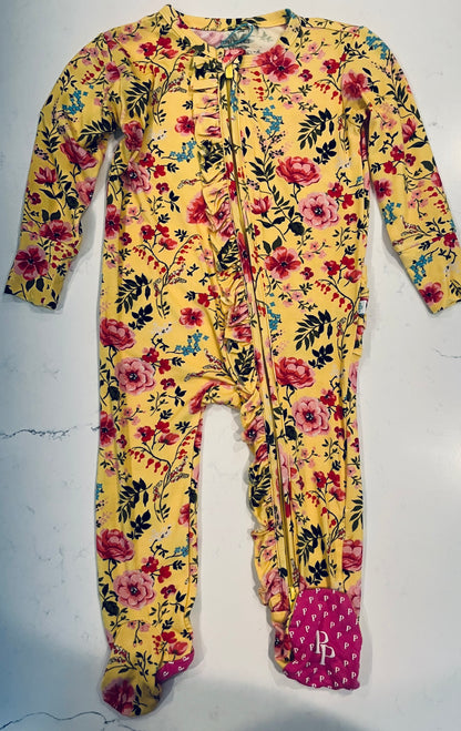 Kina Yellow LS Footie