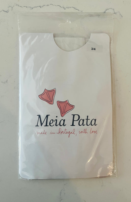 Meia Pata White or Ivory Sheer Stockings | Girls’ Children’s Dress Stockings