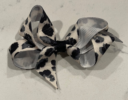 Toddler Animal Print Bow w  1