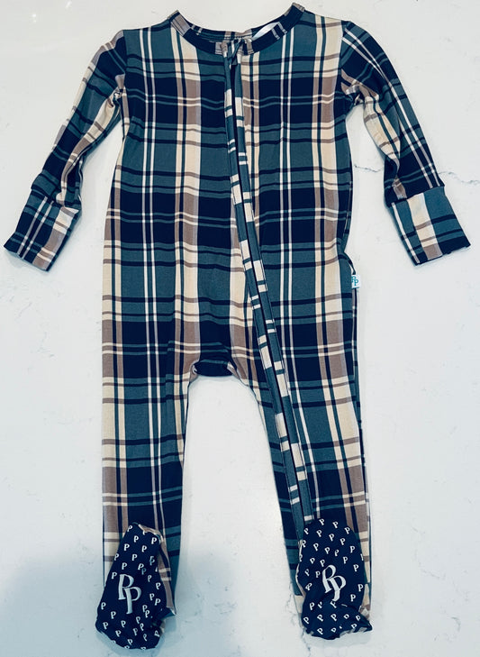 Posh Peanut Joseph Zippered One-Piece Footie