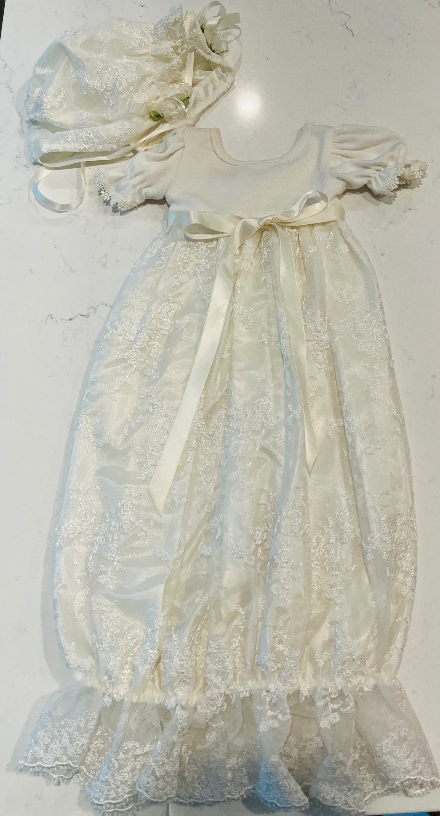 2pc Lace Alana Sack w hat