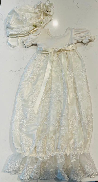 2pc Lace Alana Sack w hat