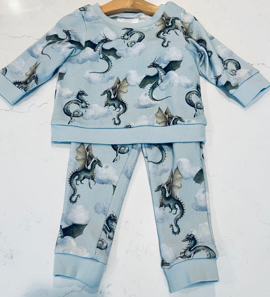 Posh Peanut Percy 2pc Long Sleeve Sweatshirt & Jogger Set