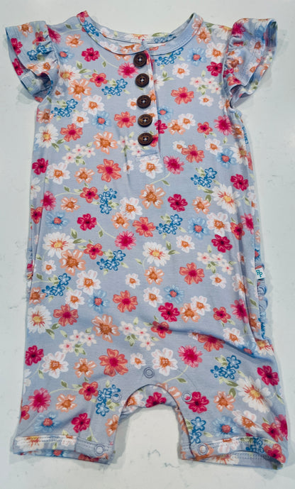 Carissa Henley Cap sleeve Short Romper