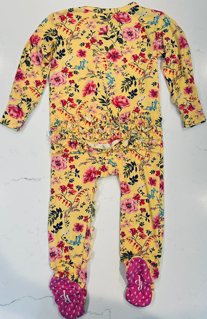 Kina Yellow LS Footie
