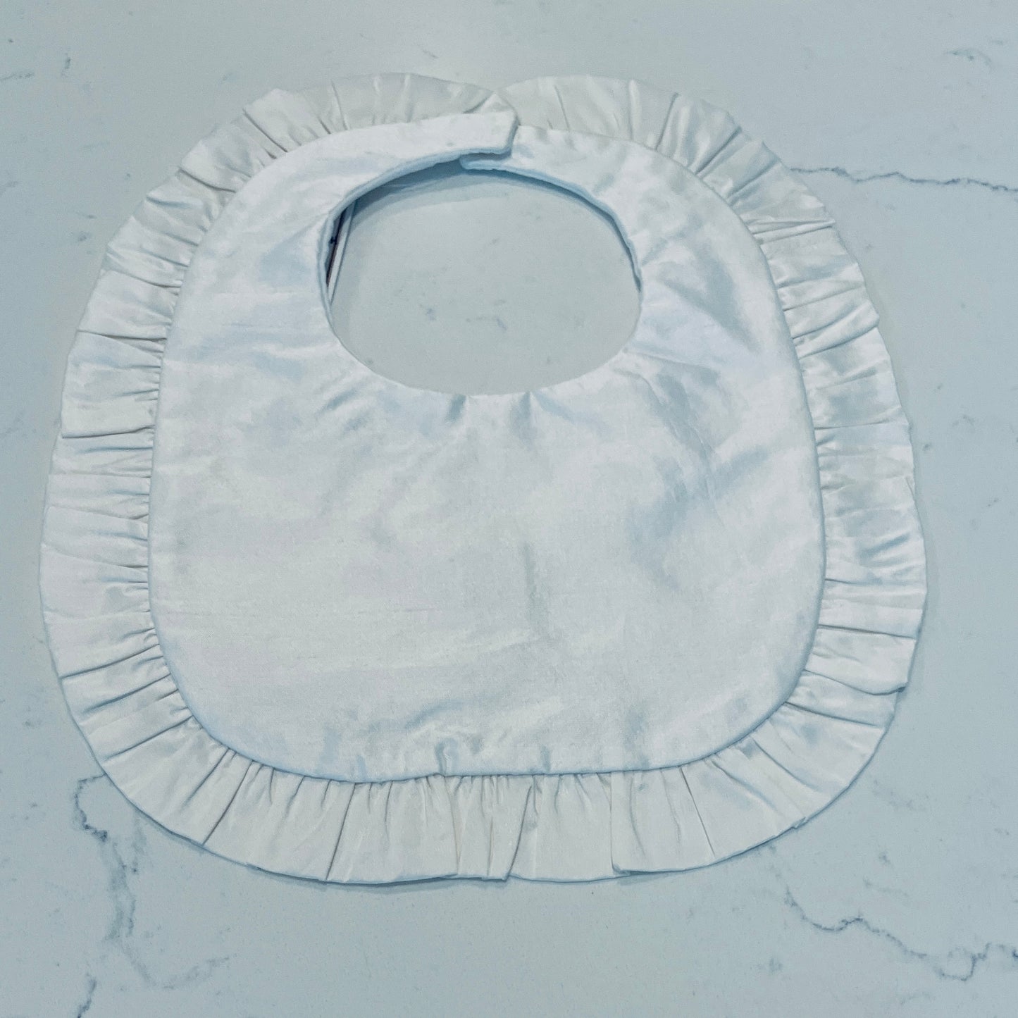 L’Pety Canar GB700 White Silk Baby Bib