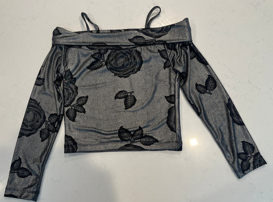 Flowers by Zoe Silver Knit Flower Top