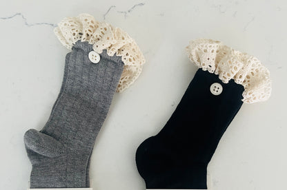 Knee socks w Lace