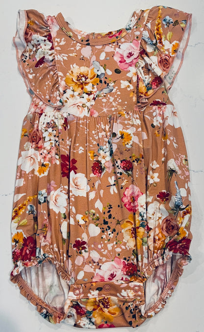 Celia Flutter Sleeve Bubble Romper