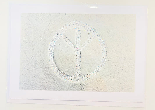 Offshore Drones Peace Sign 5x7 Greeting Card