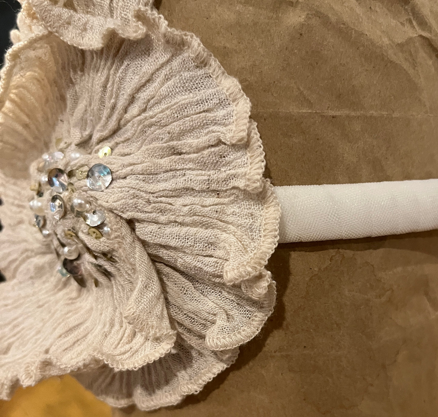 Oatmeal Crinkle Headband