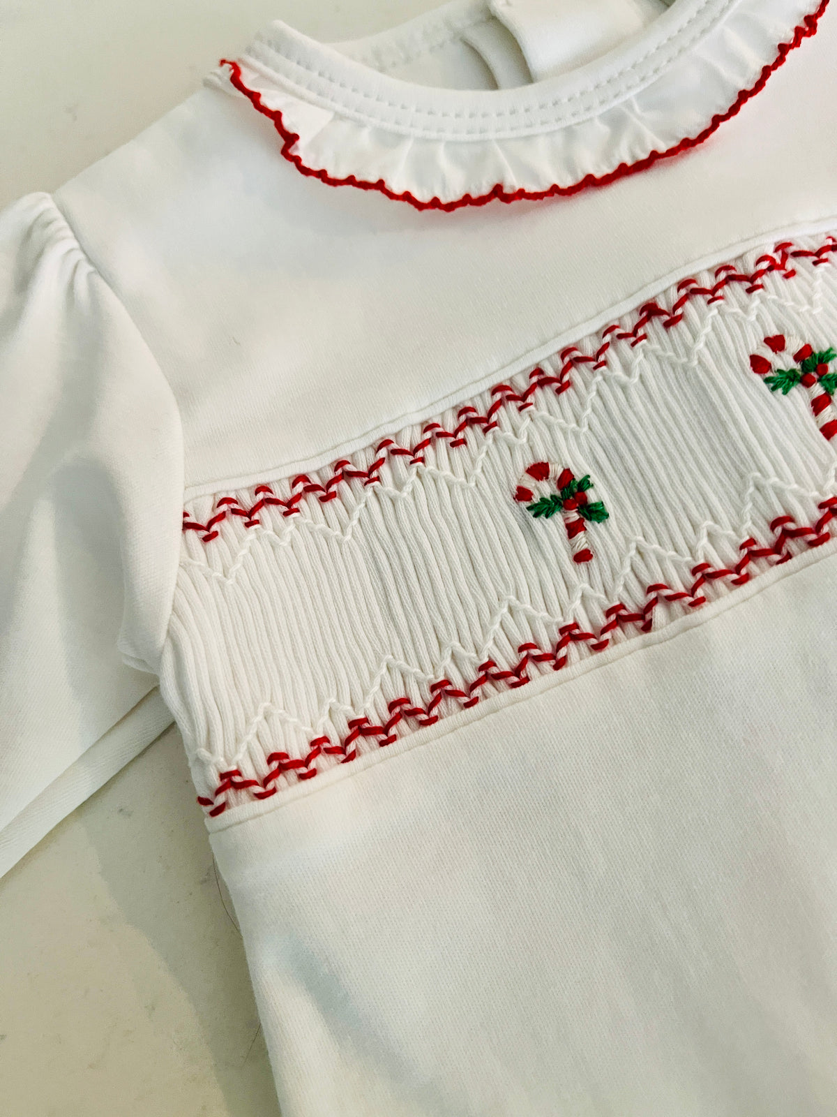 Baby Threads Candy Cane Footie - Baby Christmas & Holiday One-Piece Pajamas