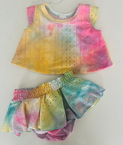 2pc Tye-Dye Top w Bloomers