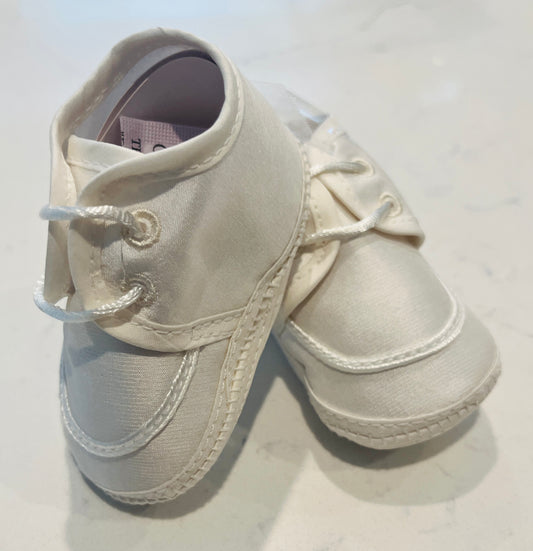 Little Things Mean a Lot Boys’ Silk Shoes with Tie Laces