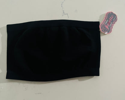 Suzette Tween Solid Bandeau Black or White