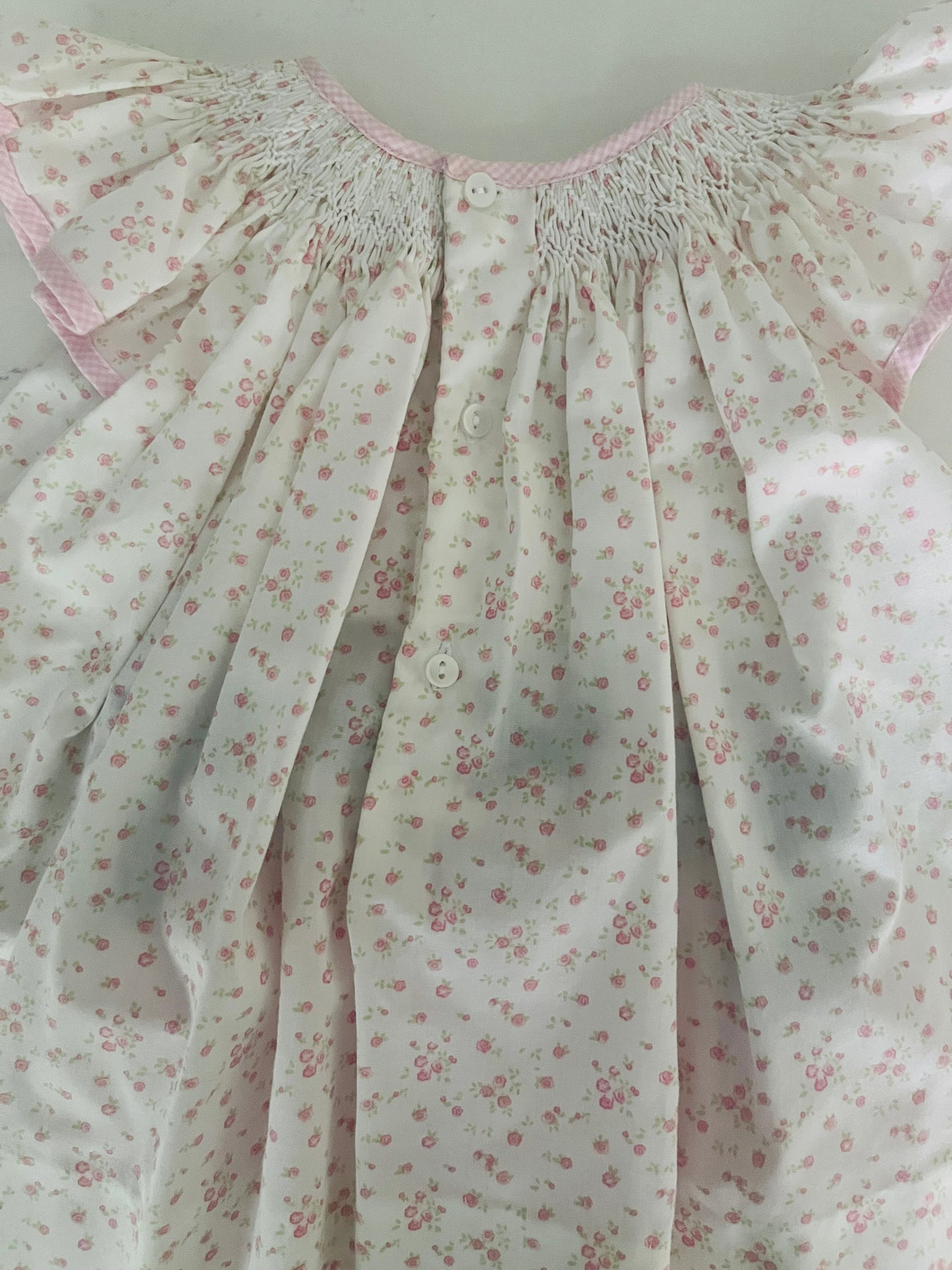 2pc Lt Pink Smock Top w Pink Pant