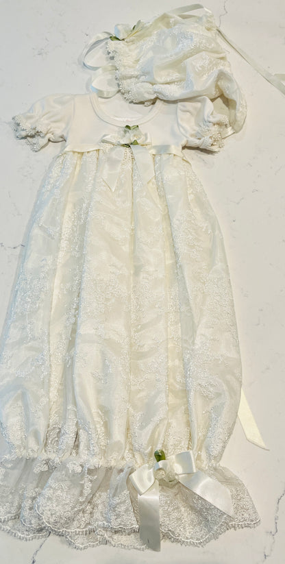 2pc Lace Alana Sack w hat