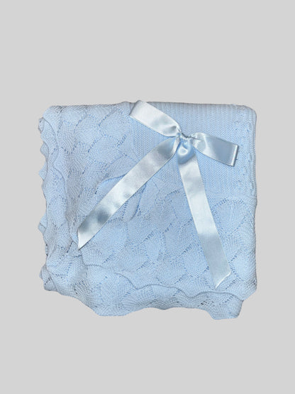 Detailed Knit Baby Blanket