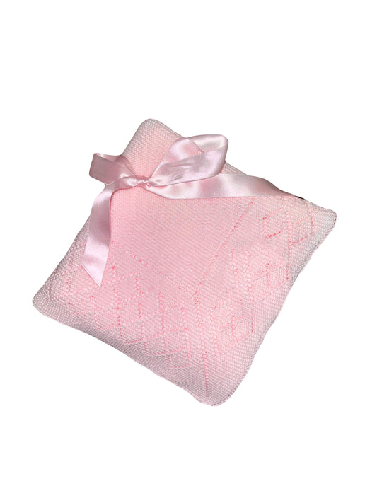 Light Pink Knit Blanket