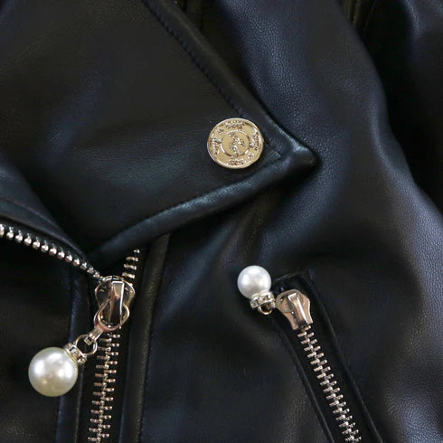 Black Lantern Slv Leather Jacket