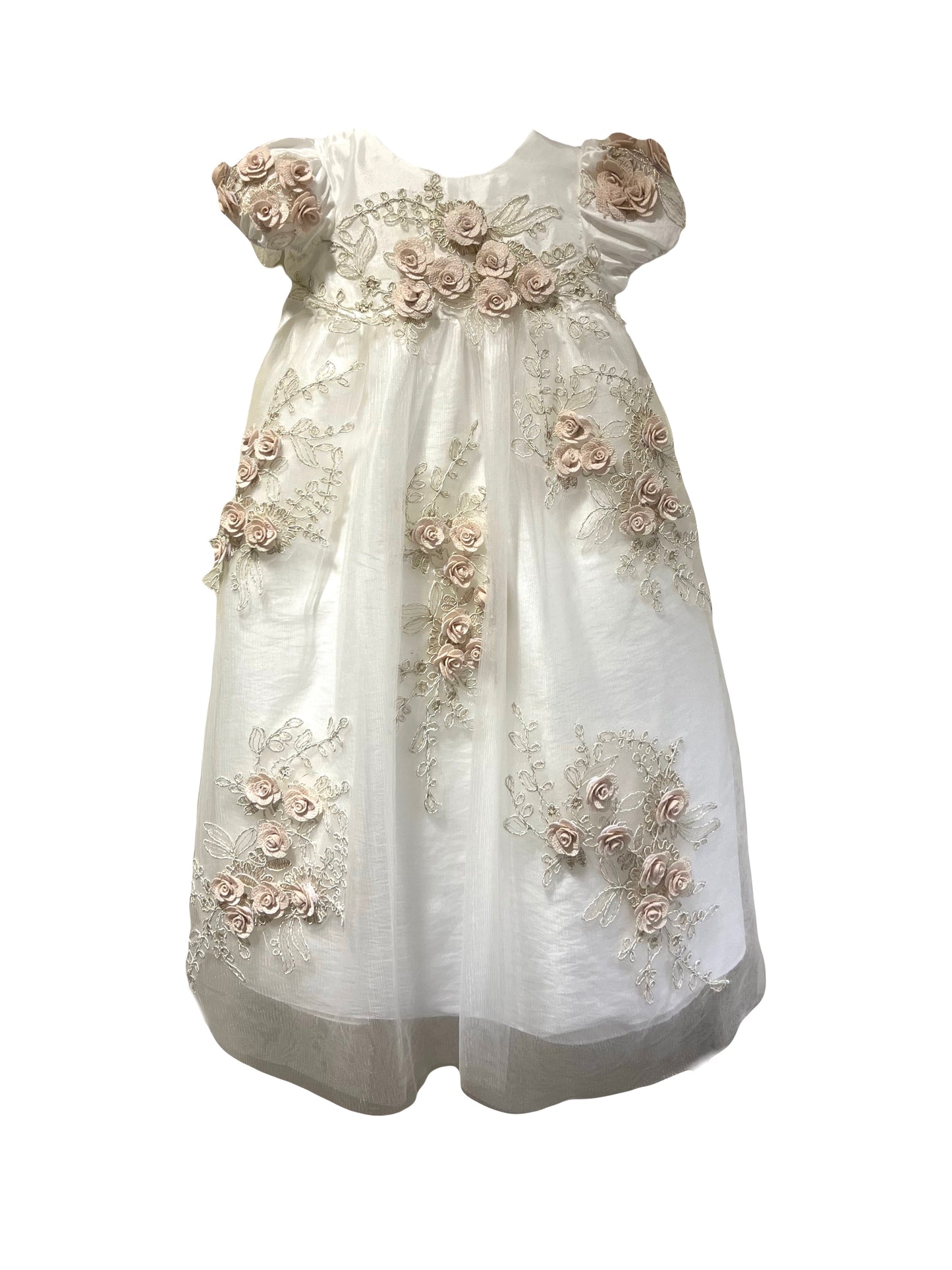 Off white scattered flower dress