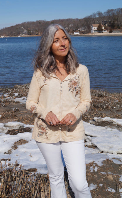 Oatmeal Karli Top