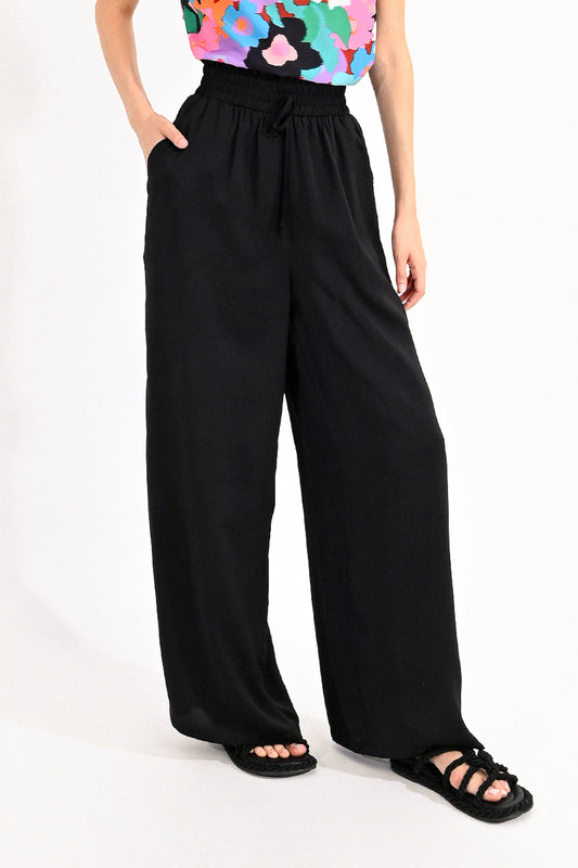 Black Woven Pants