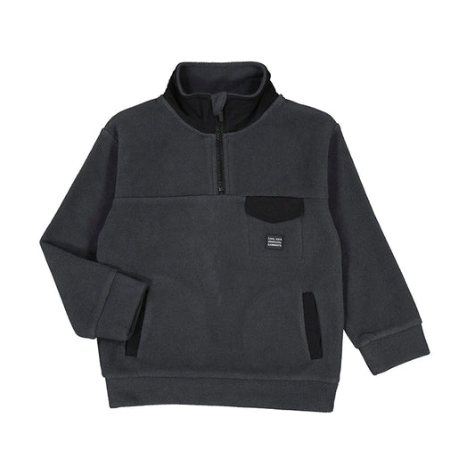 Charcoal Fleece Pullover