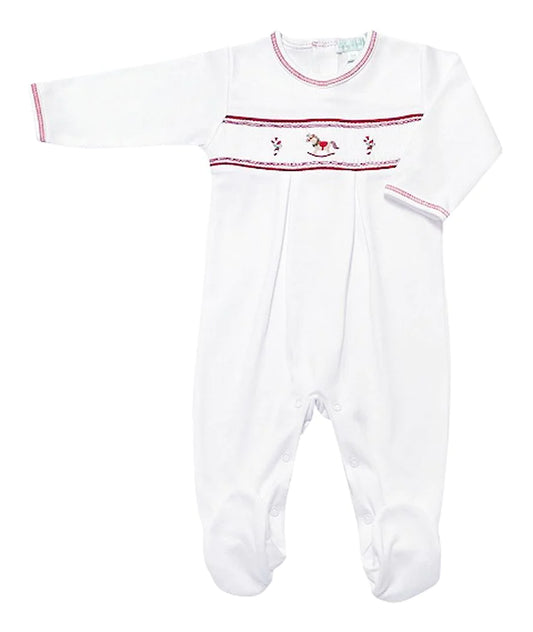 2pc Christmas Footie with Hat