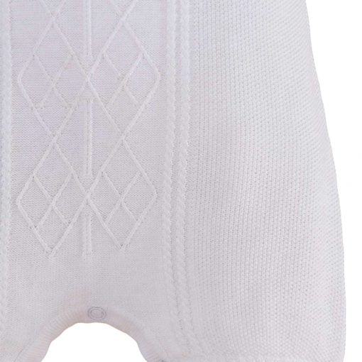 Sweater Knit Romper w Cable Stitch