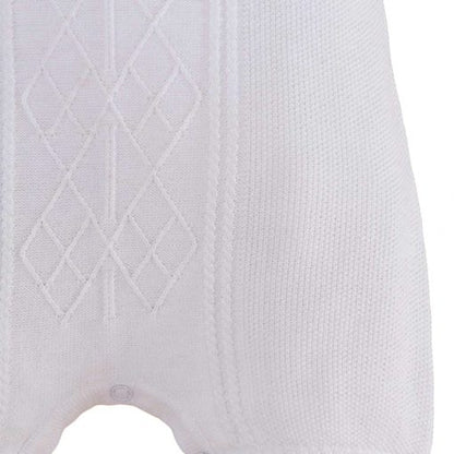 Sweater Knit Romper w Cable Stitch