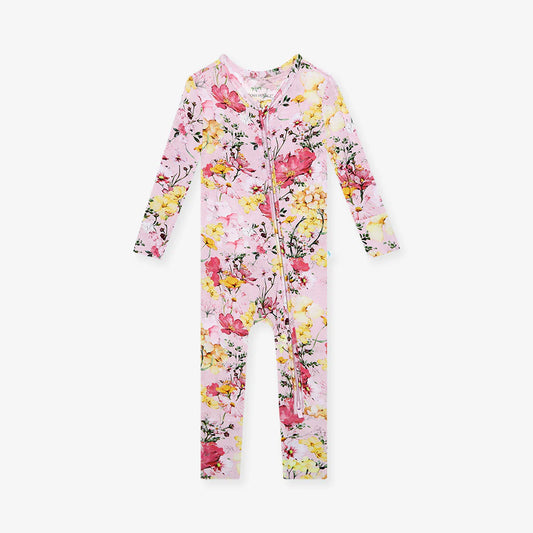 Gaia Footie Ruffled Zippered One Piece