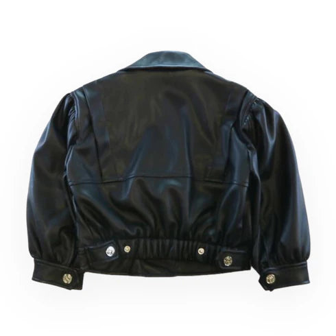 Black Lantern Slv Leather Jacket