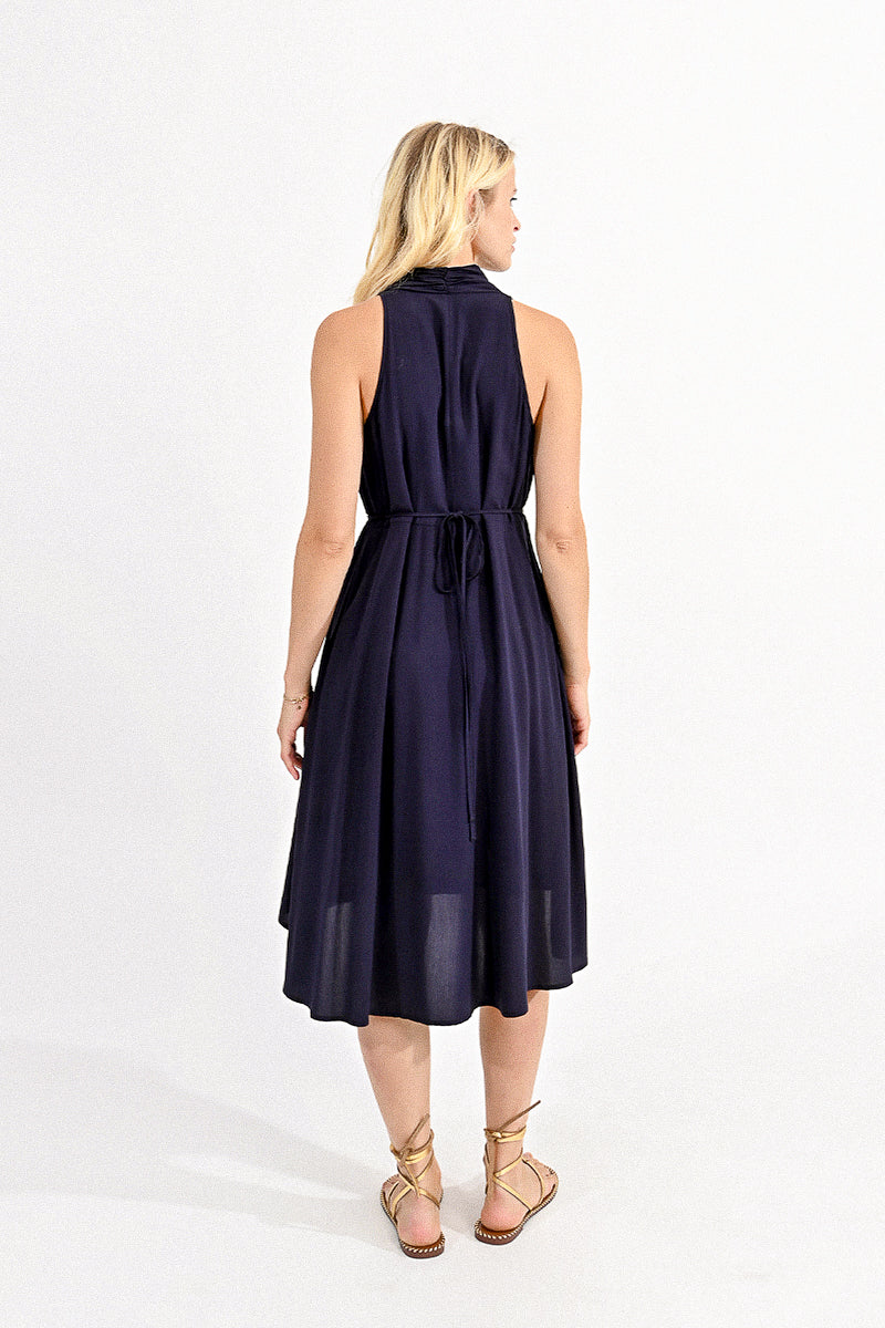 Dark Navy Woven Dress