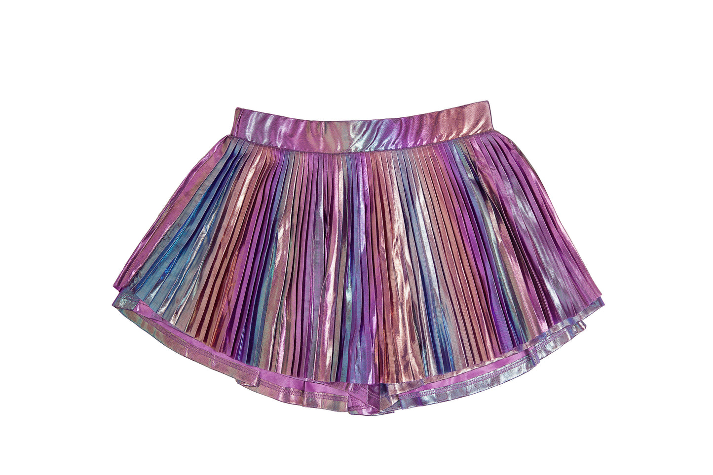 Purple Pleated Skort