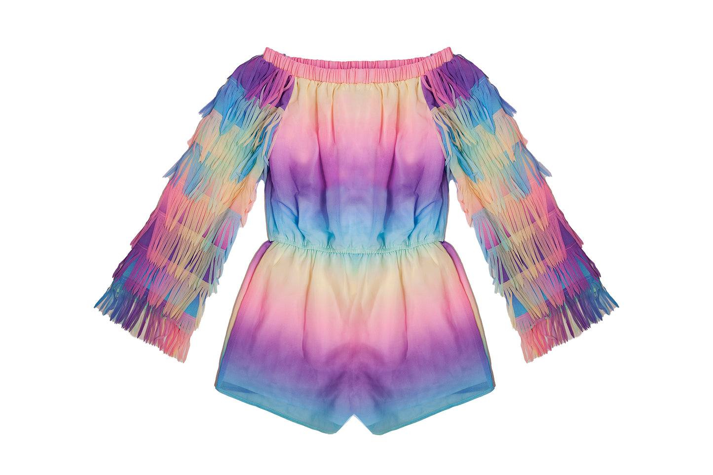 Ombre Fringe Romper