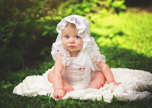 2pc Pink Tulle and Flower Set