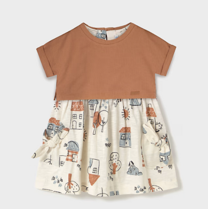 2pc Toffee Doodles Dress w Top