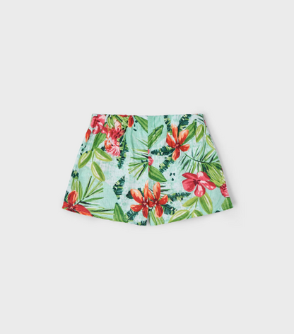 2pc Hawaiian Print Top w Shorts