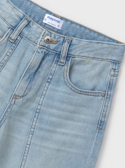 Denim Wide Leg Pant