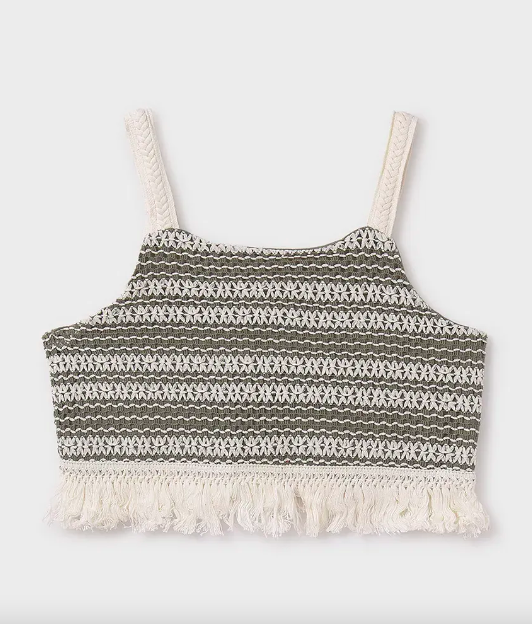 Moss Crochet Top