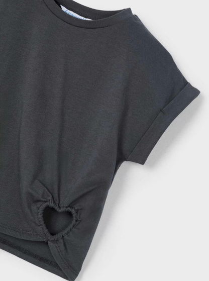 Charcoal SS Heart Shirt