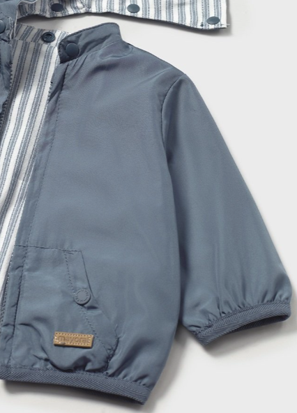 Denim Blue Reversible Windbreaker