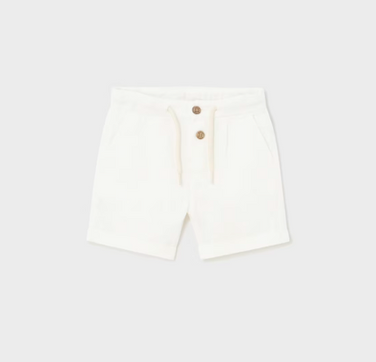 Linen Look Shorts w Cuff